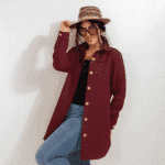 ⁦شميز نسائي شتوي جوخ ليكرا⁩ - الصورة ⁦10⁩