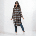 ⁦شميز صوف كاروهات طويل⁩ - الصورة ⁦11⁩