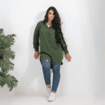 ⁦شميز صيفي بأزرار للأسفل⁩ - الصورة ⁦23⁩